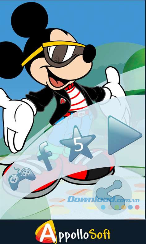 Game thời trang Mickey Mouse Dress Up