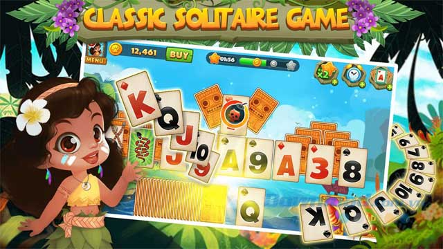 Game xếp bài Solitaire TriPeaks Adventure