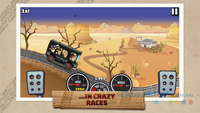 Game đua xe Hill Climb Racing 2