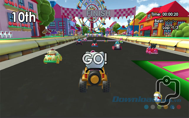 Game đua xe Hello Kitty and Sanrio Friends Racing