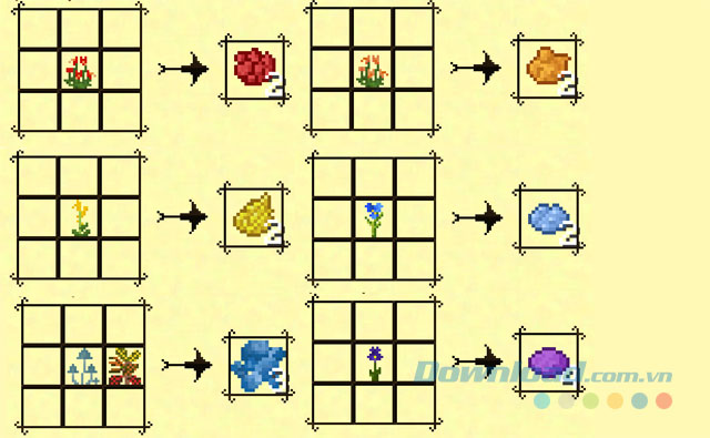 Công thức chế tạo trong Tropicraft Mod