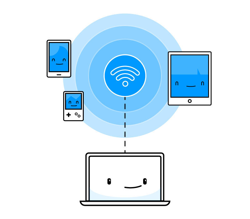 Connectify hotspot не раздает интернет по wifi