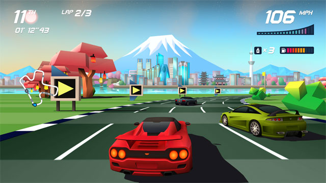 Fantasy racing game Horizon Chase Turbo