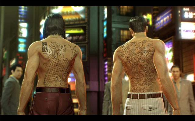 2 nhân vật chính trong Yakuza 0