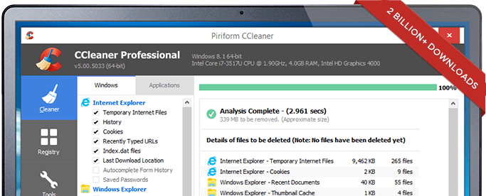 CCleaner – Phần mềm dọn dẹp, tăng tốc máy tính – Download.com.vn