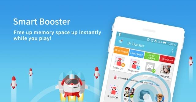 Tải Dr. Booster cho Android tăng tốc game mobile hiệu quả