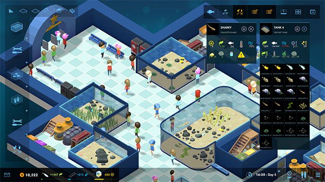 Game mô phỏng công viên cá cảnh Megaquarium