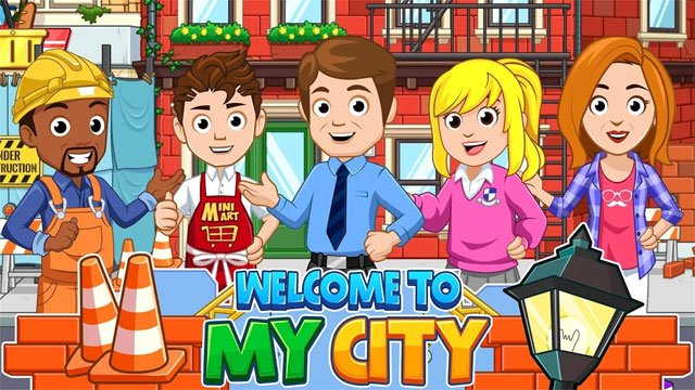 Funny city exploration game