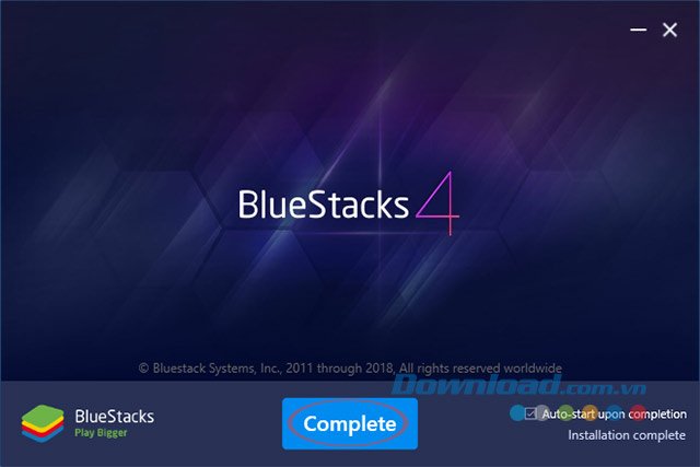 Khởi động BlueStacks 4
