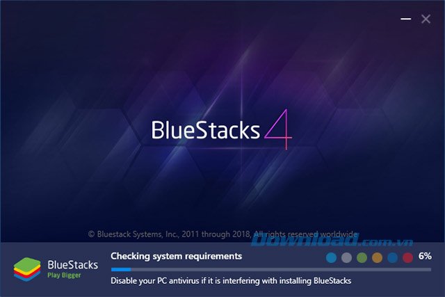 Hoàn thành cài đặt BlueStacks 4