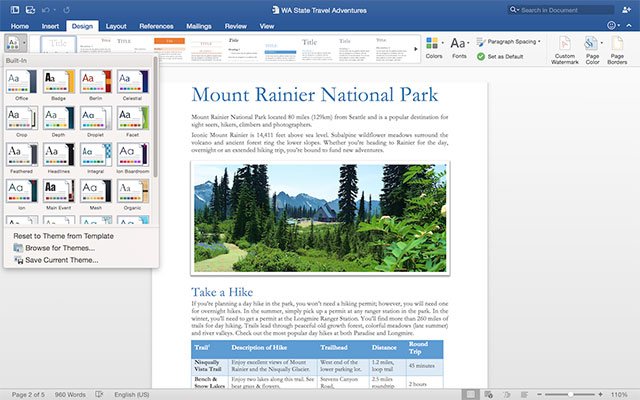 Office 2019 office suite for Mac