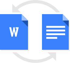 Google Docs supports switching between multiple services