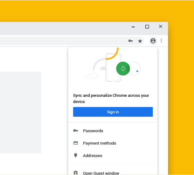 Google Chrome giúp cho bạn cá thể hóa Chrome