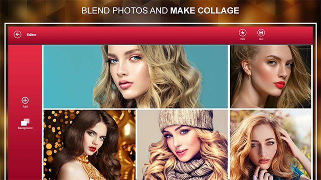 Ứng dụng ghép ảnh Blend Photos