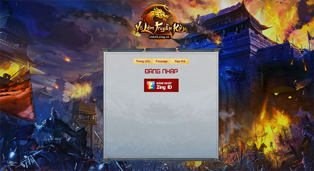 VLTK game login interface