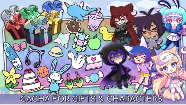 Earn Gifts and various characters