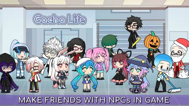 Make friends with NPC characters in the game