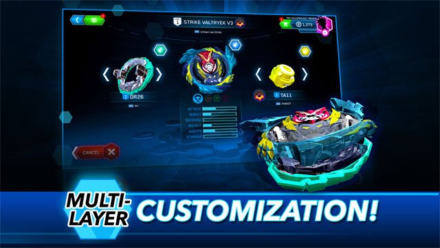 Customize multiple layers of gyros