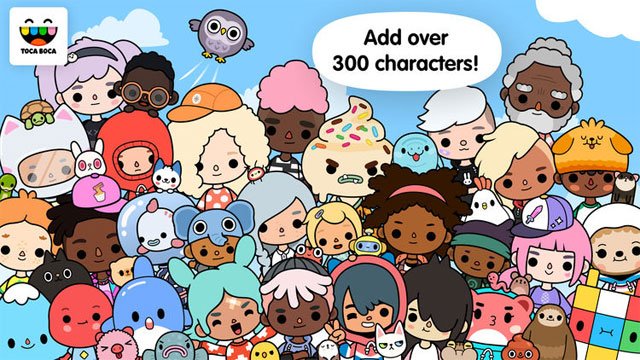 Thêm 300 nhân vật vào thế giới của bạn