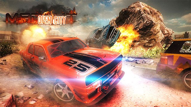 Game đua xe phá hủy Madout Open City