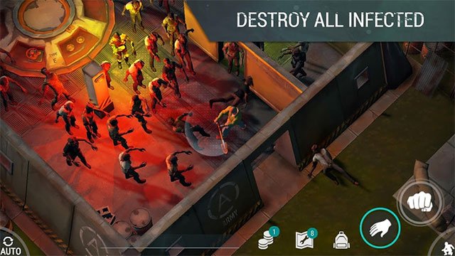 Kill zombies to survive in the post-apocalypse