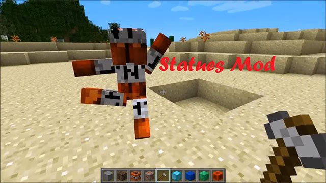 Mod chế tạo tượng trong Minecraft