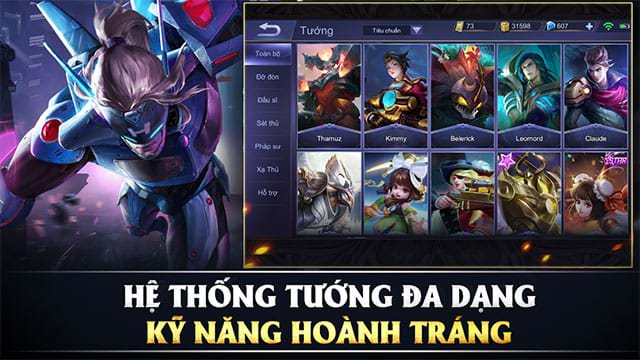 General system in Mobile Legends: Bang Bang VNG