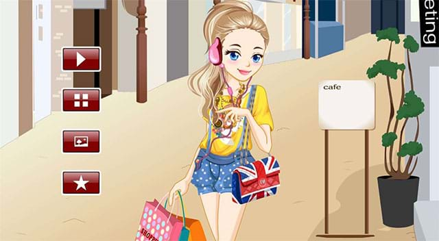 Game thời trang bạn gái Shopping Dress