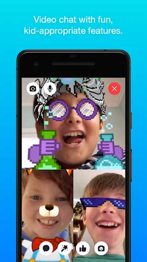 Chat with kids get more fun with kid-friendly features