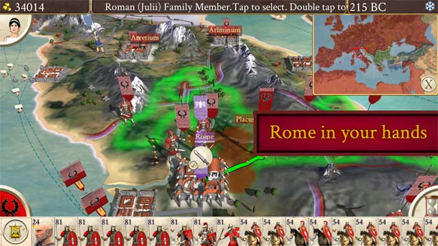 Thống trị đế chế La Mã ngay trên thiết bị di động