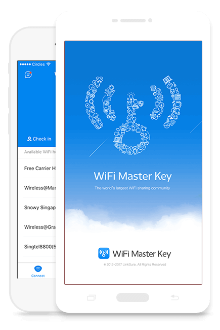 Giao diện WiFi Master Key cho Android