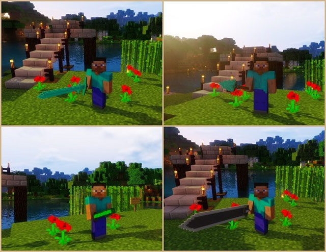 Mod vũ khí Trung cổ cho Minecraft