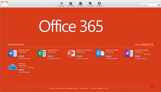Download Office 365 Suite (include Teams) MAC OS