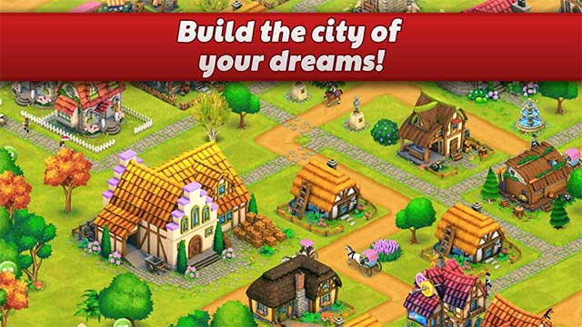 Game xây thành phố kết hợp nông trại - Town Village