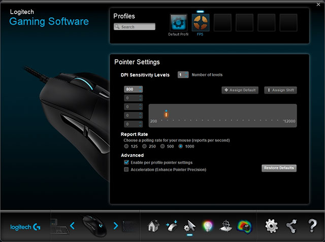 Set up mouse, keyboard, headset, speakers... with Logitech Gaming Software