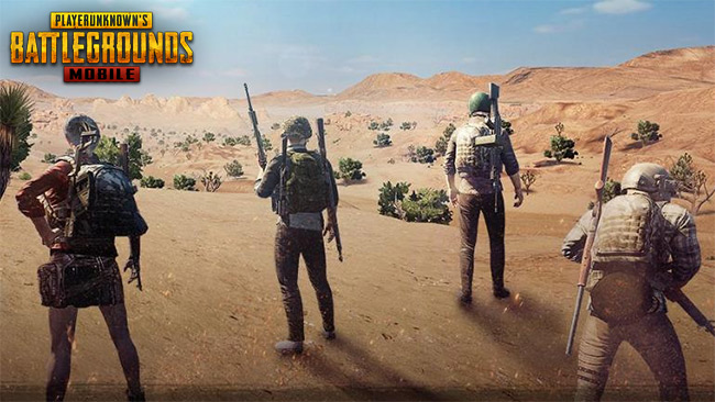 Chơi game PUBG Mobile 