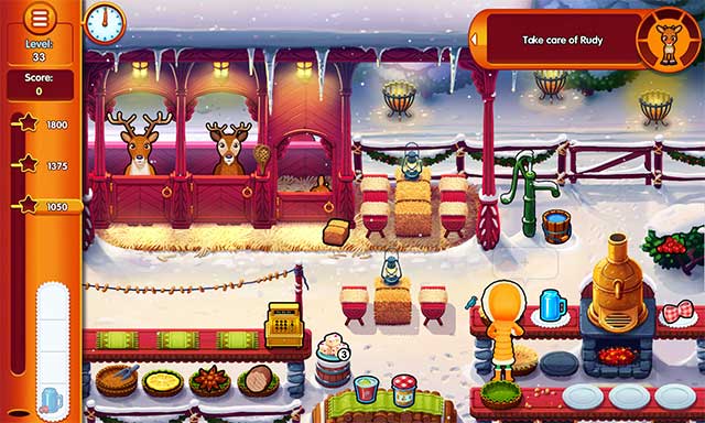 Game nấu ăn chủ đề Giáng Sinh trong series Delicious