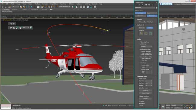Hoạt họa và chuyển động đồ họa 3D của Autodesk 3ds Max
