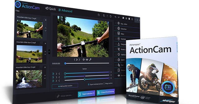  Ashampoo ActionCam 1.0.1 Chỉnh sửa video quay bằng camera hành trình