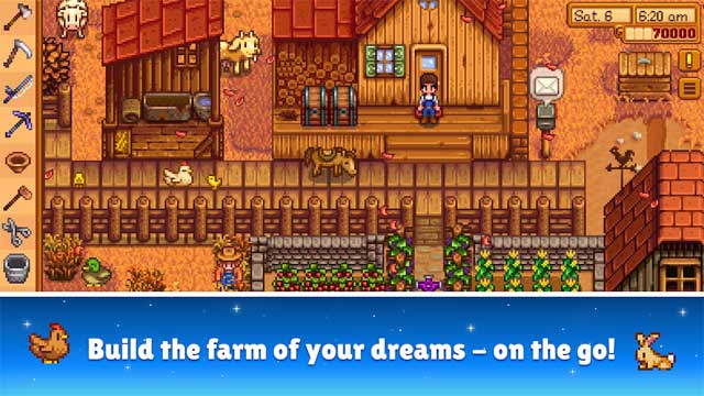 Build your dream farm with the game Stardew Valley for Android