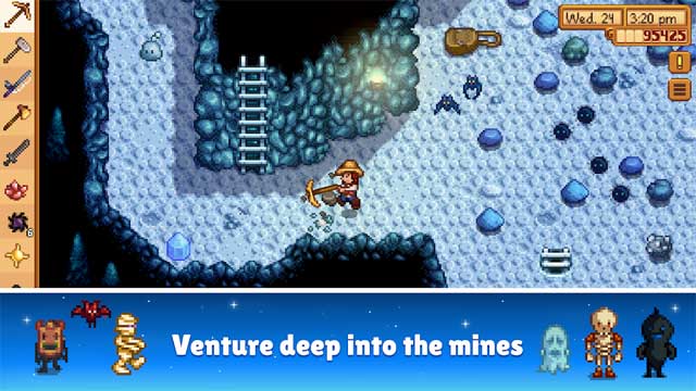Deep into vast and mysterious mines
