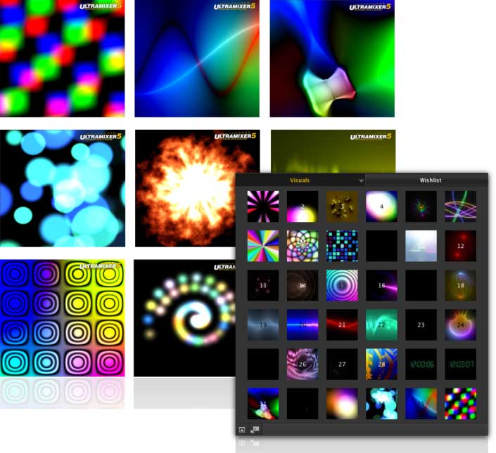UltraMixer hiển thị hình ảnh đa sắc thái