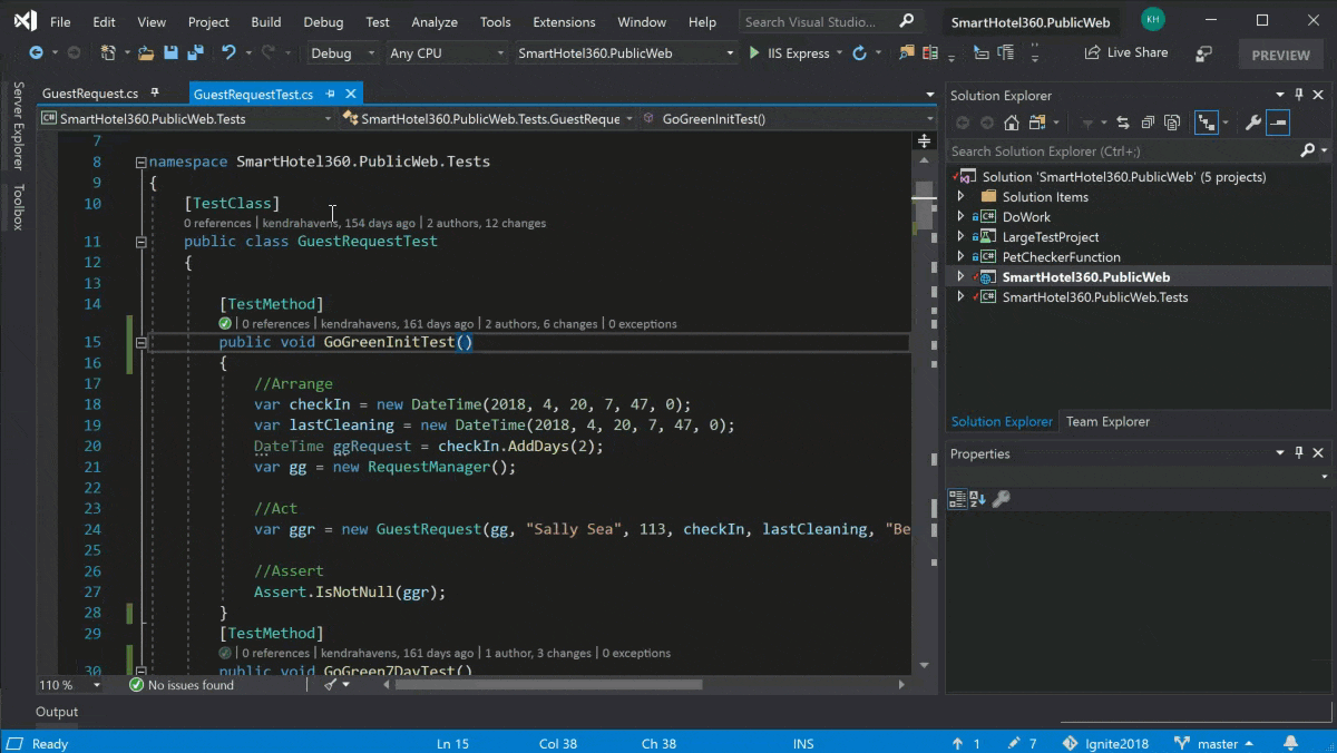 Visual Studio supports code analysis