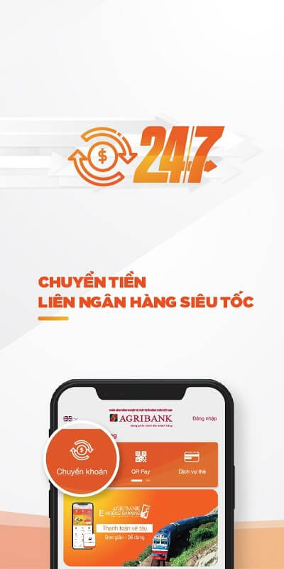 High-speed interbank money transfer with Agribank E-Mobile Banking