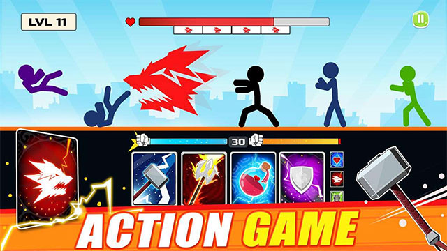 Game người que cực hay cho Win 10 - Stickman Shadow Fighter