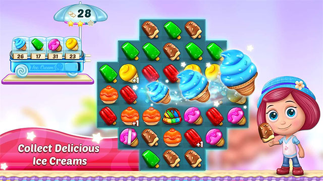 Game xếp hình Thiên đường kem - Ice Cream Paradise