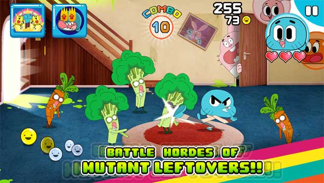  Battle an army of food monsters with Gumball in Mutant Fridge Mayhem