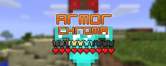 Mod cải tiến armor bar trong game Minecraft