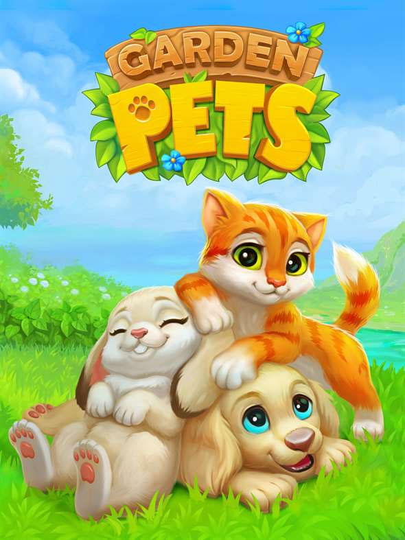 Game xếp hình match-3 vui nhộn - Garden Pets