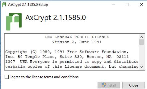 AxCrypt 2.1.1585